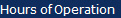 Hours of Operation